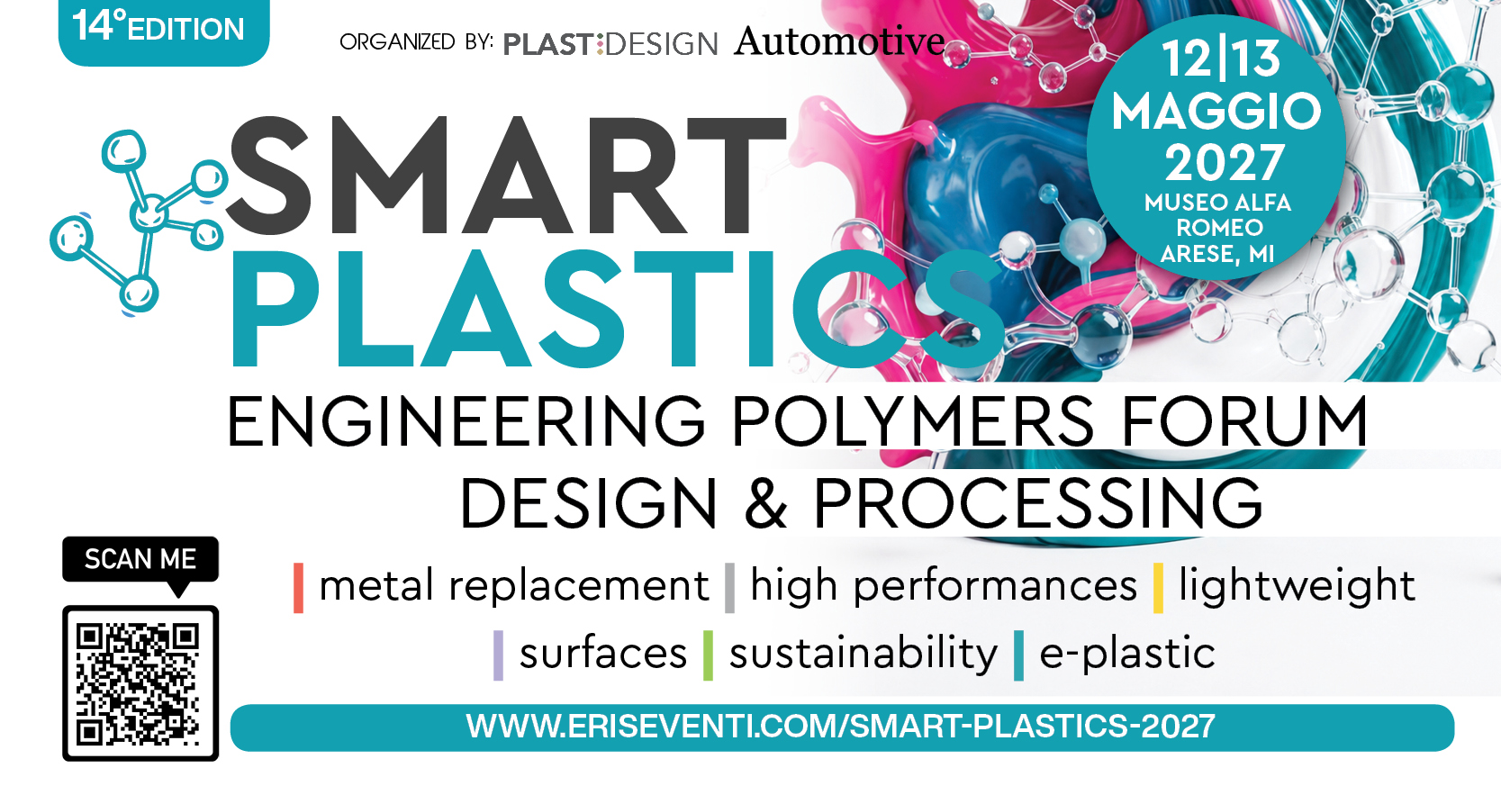 SMART PLASTICS 2027: tecnopolimeri, innovazione e networking al centro della filiera